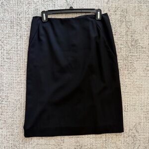 J. Crew Black Pencil Skirt